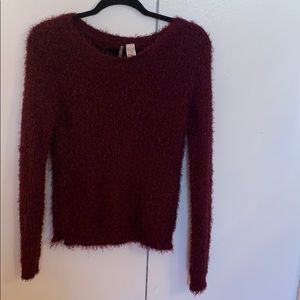 Oversized furry sweater!